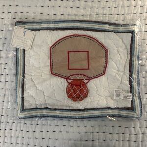 NWT Pottery barn kids basketball pillow cover sham